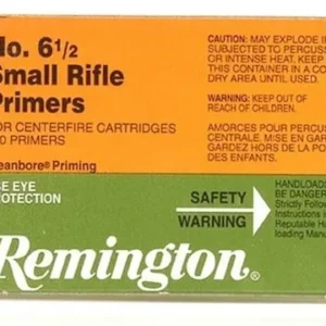 Remington Small Rifle Primers #6-1/2 Box of 1000 (10 Trays of 100)