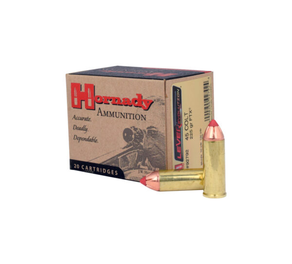 Hornady LEVEREVOLUTION 45 COLT 225GR FTX 20 RD